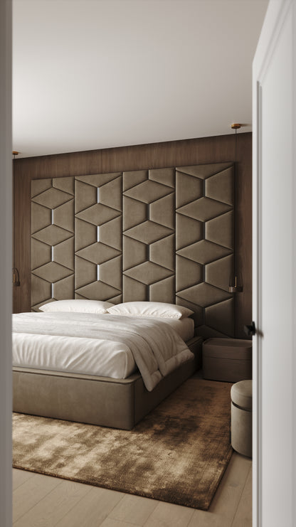 Handcrafted Upholstered BED – Made in USA (Queen/Twin/King)