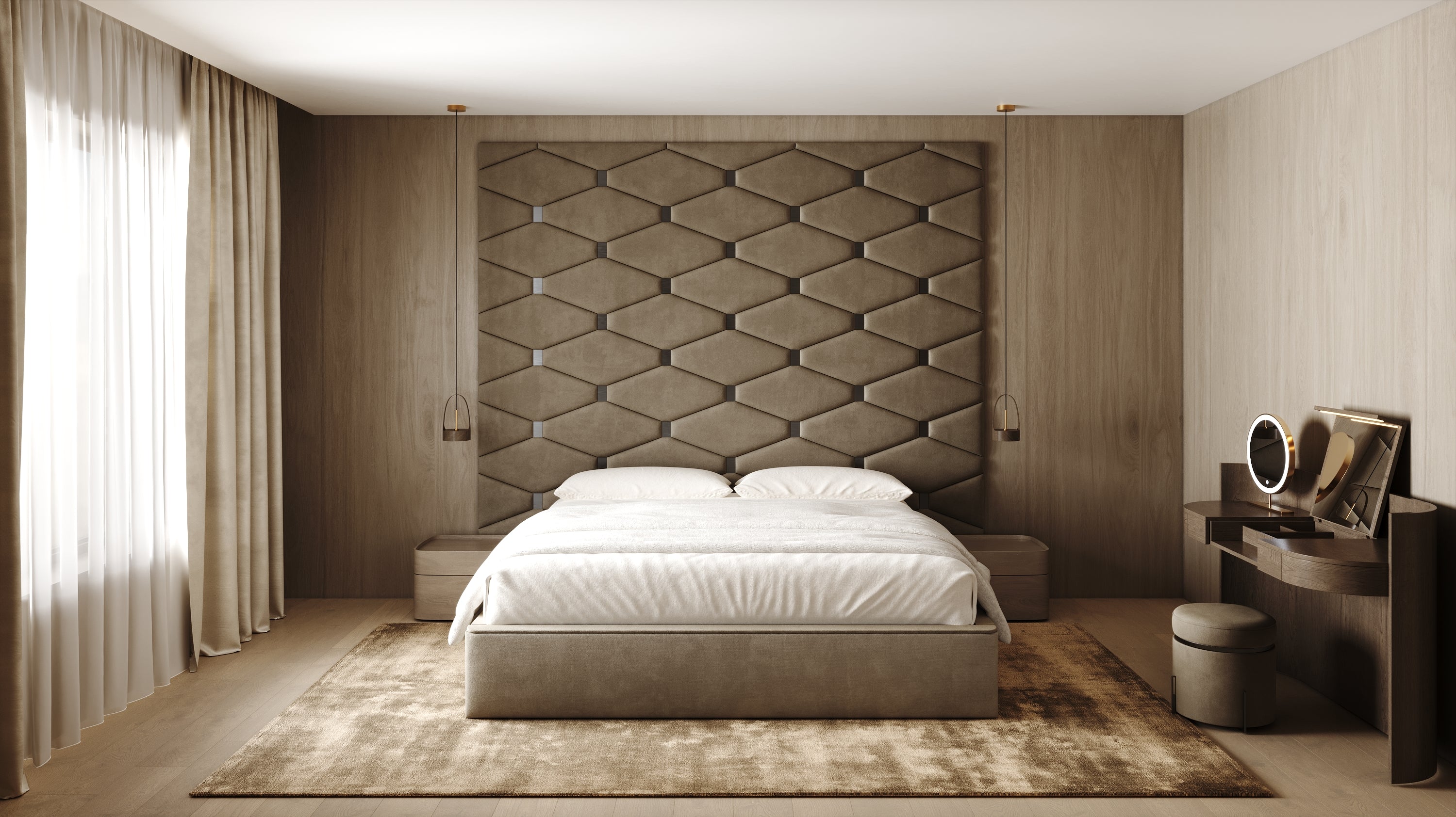 Scandinavian Style Lamp Minimalist LED Wood Pendant Light