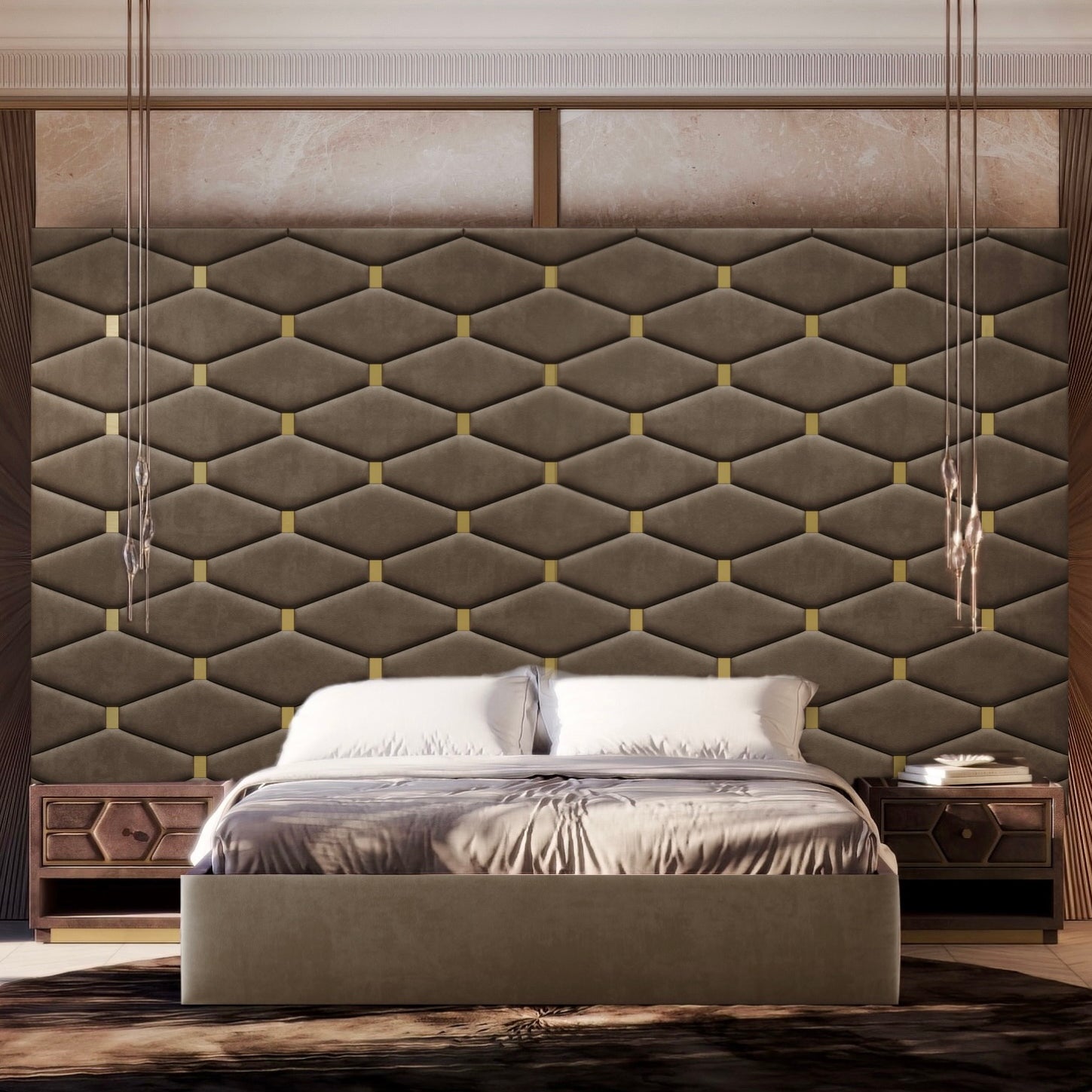 Upholstered Wall Panels "WAVE"